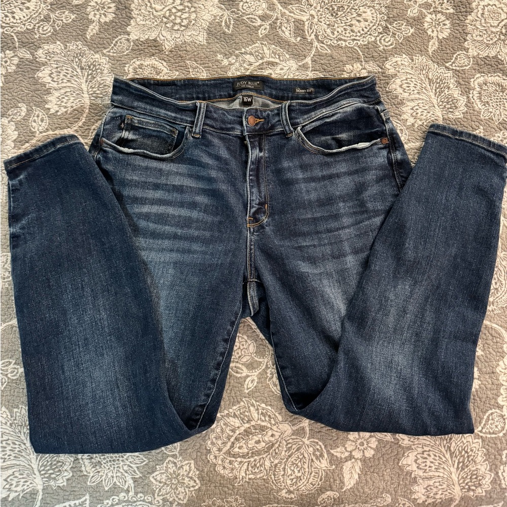 JUDY BLUE skinny jeans blue (mid wash)